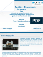 Implementación de sistema de monitoreo MHS para la conservación preventiva del patrimonio religioso de la Iglesia de San Francisco de Quito