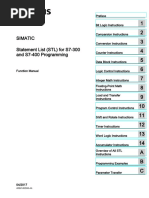 STEP 7 - Statement List For S7-300 and S7-400 PDF