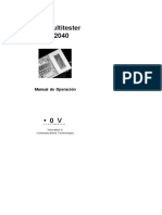 PCM Multitester Ict 2040 PDF