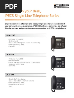 LG Nortel LKA-220C инструкция по эксплуатации