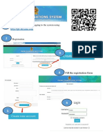 Scan The QR Code or Logging To The System Using: Fill The Registration Form