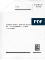 Norma COVENIN 795-75 Dimensiones de vehiculos.pdf