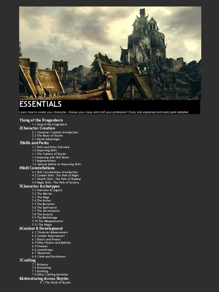 The Elder Scrolls V Skyrim Prima Guide Essentials Improved