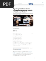 Organizações Internacionais aprovam documento contra Escola Sem Partido