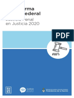 Reforma Penal Federal - Justicia - 2020.1 PDF