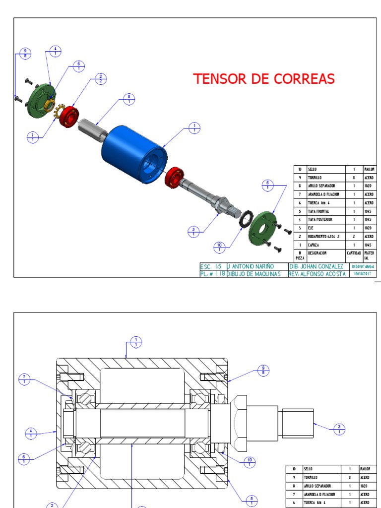 Plano de Un Husillo | PDF | Bienes manufacturados | Equipo