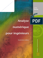 Analyse Numerique Pour Ingenieurs Andre Fortin PDF