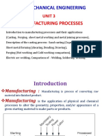 Basic Mechanical Engineering: Manufacturing Processes