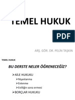 12.HFT - Aile Hukuku, Borçlar Hukuku