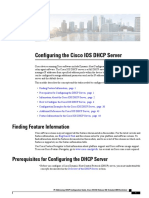 Configuring The Cisco IOS DHCP Server: Finding Feature Information