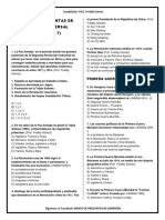 Preguntas de Historia Universal sobre la Paz Armada y la Primera Guerra Mundial