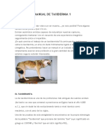 Manual Inicial de Taxidermia