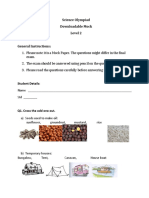 Science Olympiad Downloadable Mock Level 2