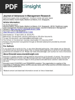 Articulo - Healthcare SCM, Literature Review and Some Issues - 2018