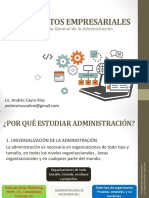 Introducción A Fundamentos Empresariales - Administración de Empresas