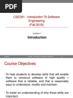 Software Engineering Lecture 1 PDF