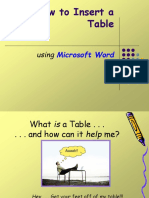 Word 2013 Tutorial & Assignment
