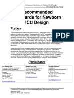 Recommended Standards For Newborn ICU Design