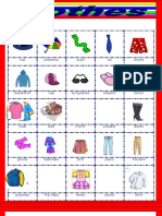 Clothes Pictionary Flashcards Picture Dictionaries - 13790