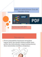 Pendekatan Dalam Pengambilan Keputusan Sebagai Perilaku Etis Profesional