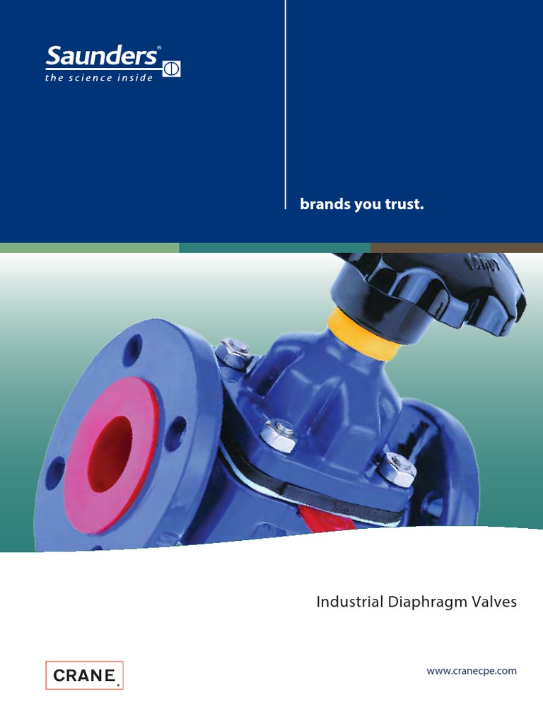 Saunders Industrial Diaphragm Valves Cono PDF Valve Corrosion