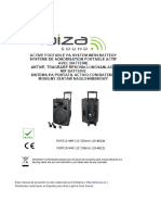 Manual Ibiza Sound PORT12 VHF BT Blanco