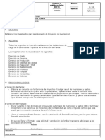 Procedimiento Elaboración Proyectos