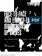 ASME B16.10 - 00 (Face-To-Face and End-To-End Dimensions of Valves) PDF