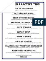 Top Ten Practice Tips Mini Poster MoltoMusic PDF