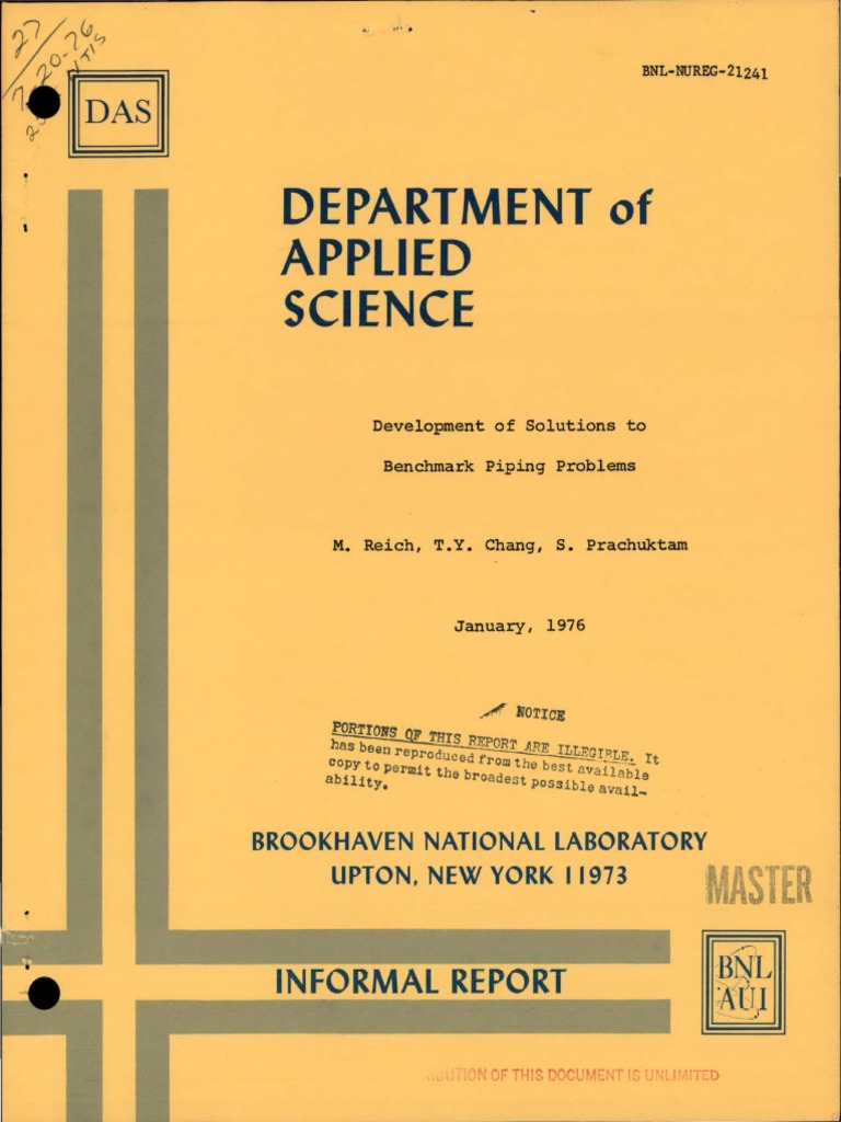 Department Applied Science: Informal Report | PDF | Normal Mode