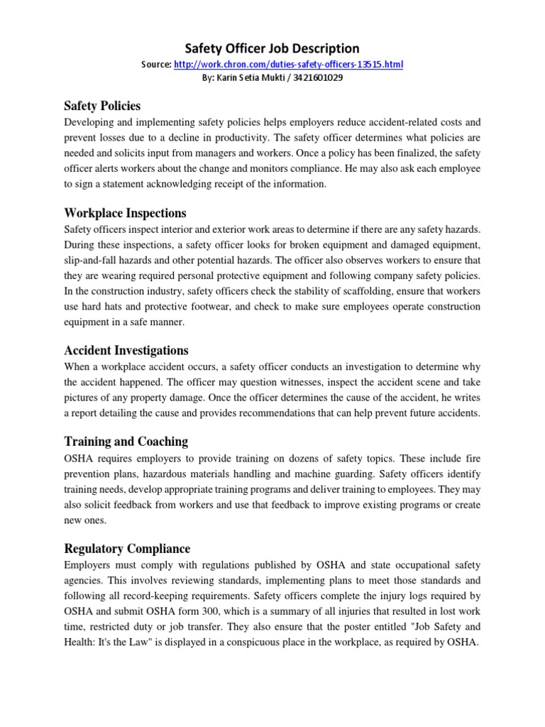 safety-officer-job-description-pdf-occupational-safety-and-health