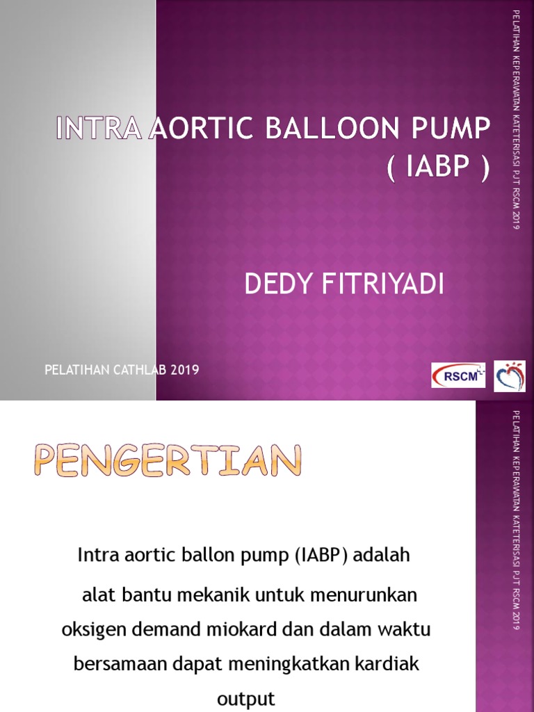 Pelatihan IABP untuk Perawat 2019 | PDF
