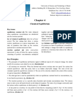 Chapter 4 Chemical Equilibrium