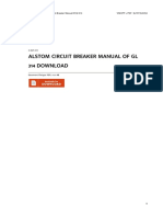 Alstom Circuit Breaker Manual of GL 314 PDF