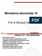 Monetarna Ekonomija