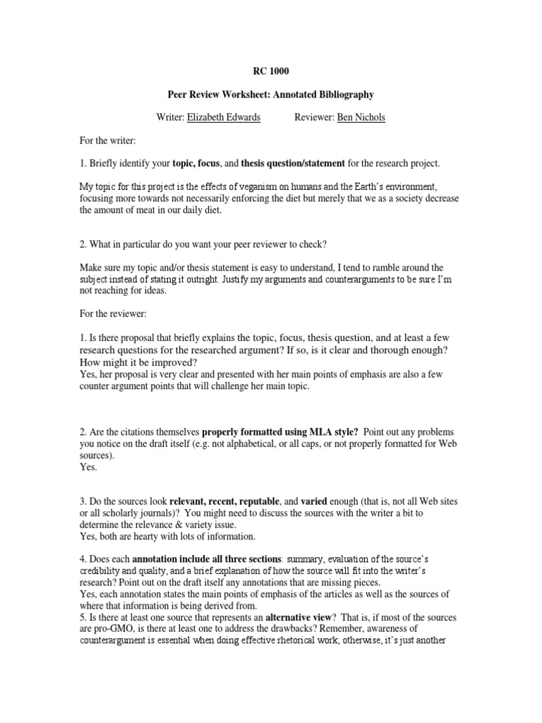 Annotated bibliography strengths and weaknesses examples image