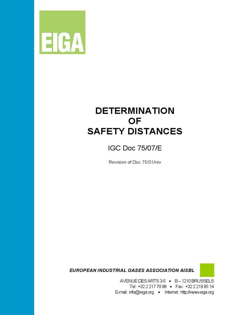 Determination of Safety Distance PDF | PDF