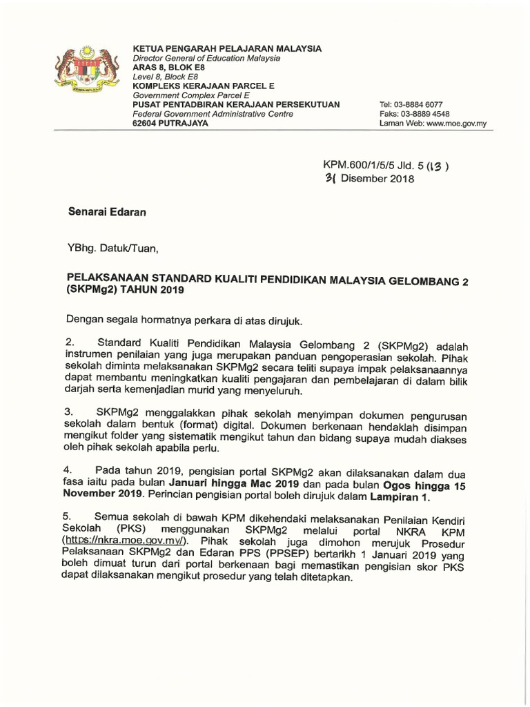 MOshims: Borang Skpmg2 Standard 3 Excel 2019
