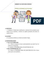 Procedimiento de Auditorías Internas