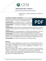 (Lido) Resolução Cfm n 1995.2012