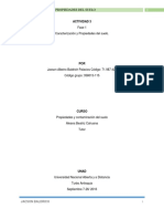 Actividad 3. Fase 1. Caracterización y Propiedades Del Suelo