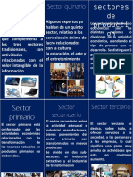  Triptico Sectores de Produccion Primario Secundario Terciario