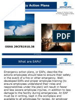 Emergency Action Plans: OSHA 29CFR1910.38
