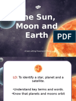 The Sun, Moon and Earth: A Task Setting Powerpoint Pack