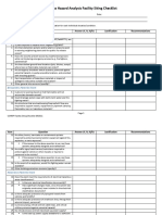 Process Hazard Analysis Facility Siting Checklist: Item Answer (Y, N, N/A) Justification Recommendations