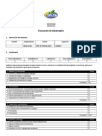 Evaluación de Desempeño ANALISTA CARGOSN