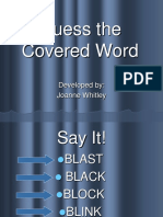 Guess at The Covered Word