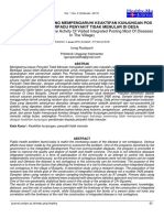 Factors That Influence The Activity of Visited Integrated Posting Most of Diseases in The Village