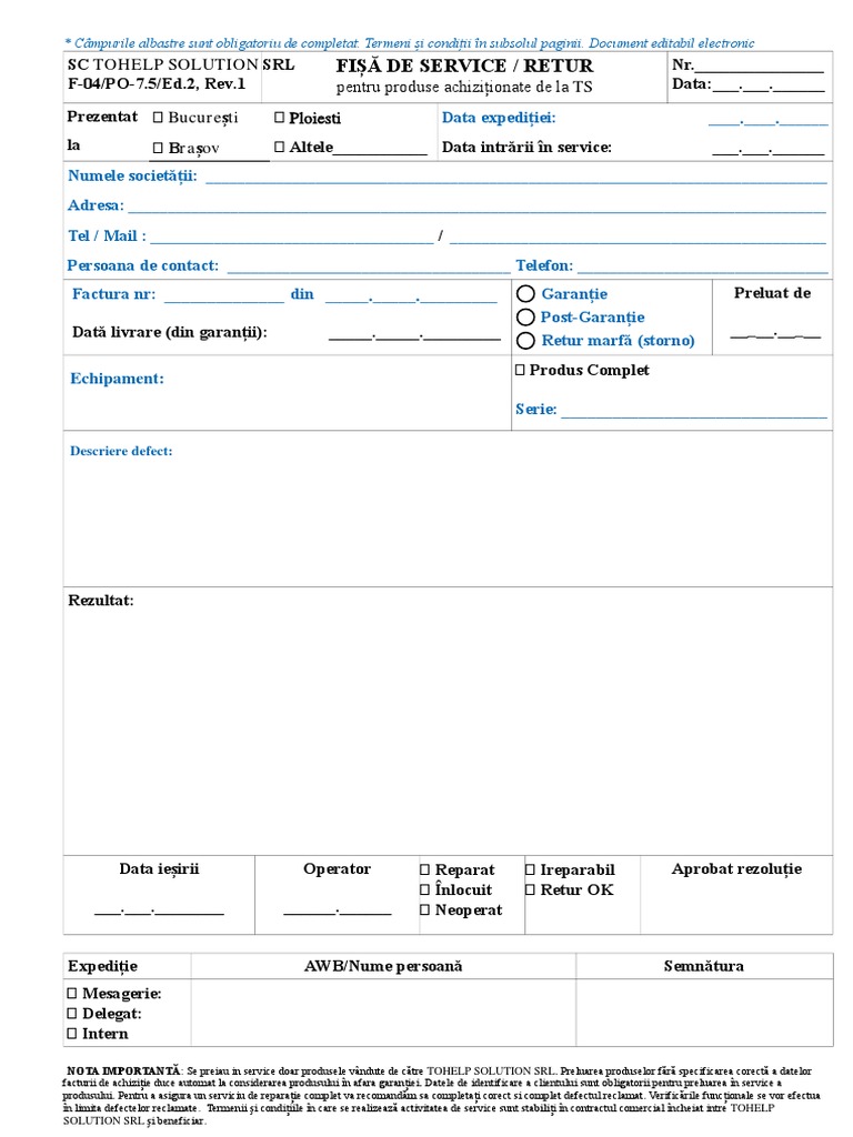 Fisa Service | PDF
