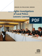 Civil Rights Investigations of Local Police - Lessons Learned 2013 PDF